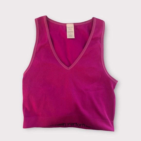 Calvin Klein Performance Seamless V Down Brami - Picture 1 of 4